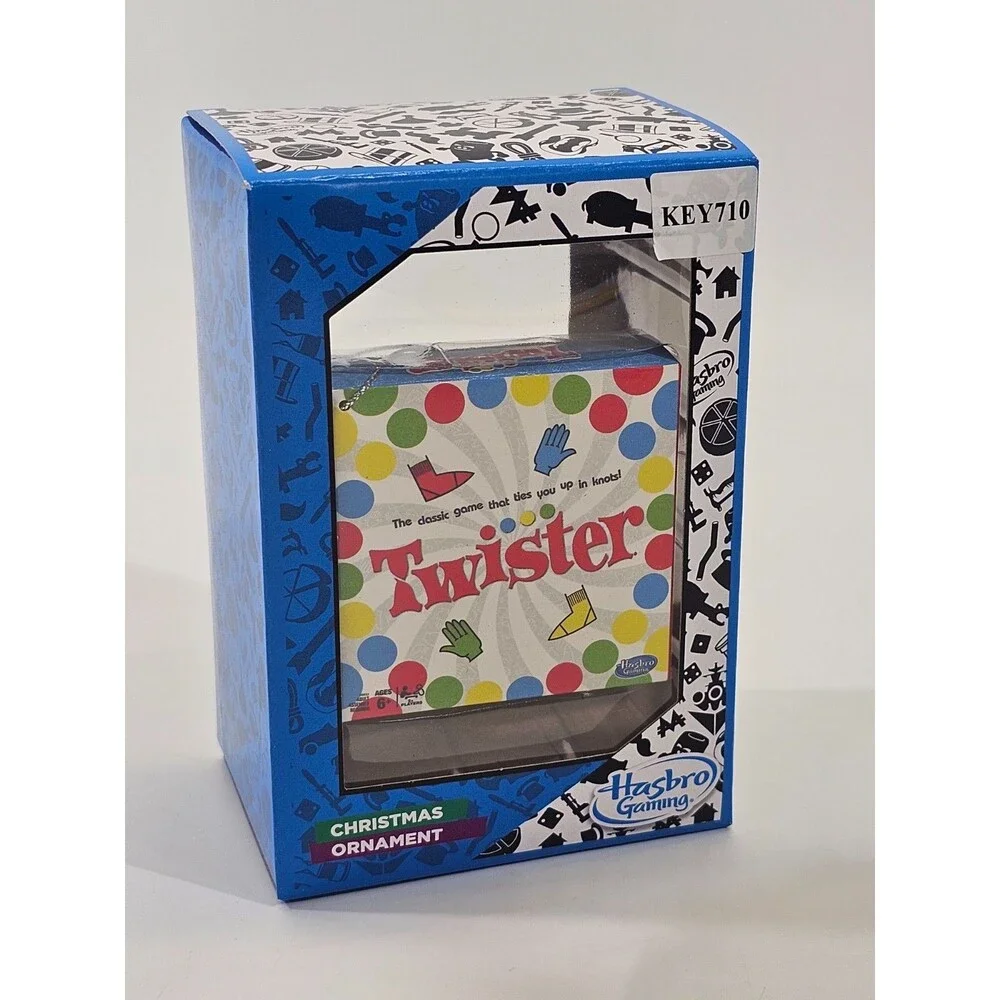 Kurt S Adler Christmas Tree Ornament Hasbro Games Twister Board Game Holiday NEW